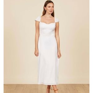 Park & Fifth White Midi Dress
